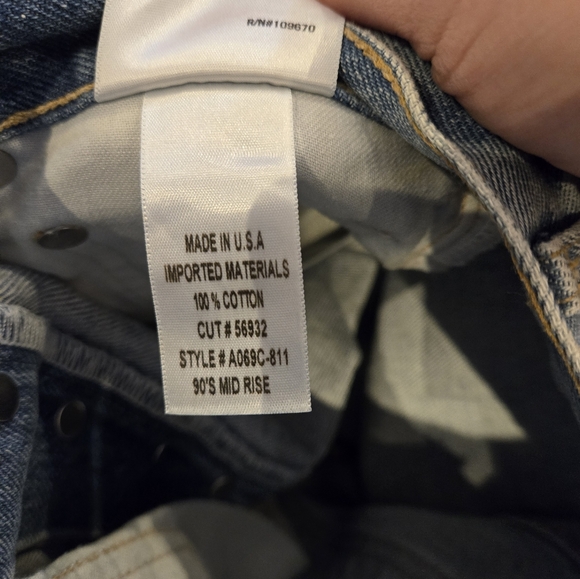 Agolde 90's Mid Rise Jean Size 23 - Picture 11 of 14